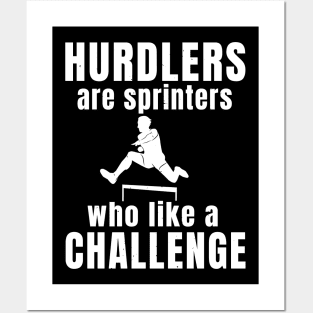 Mens Hurdles Funny Saying Athlete Gift Posters and Art